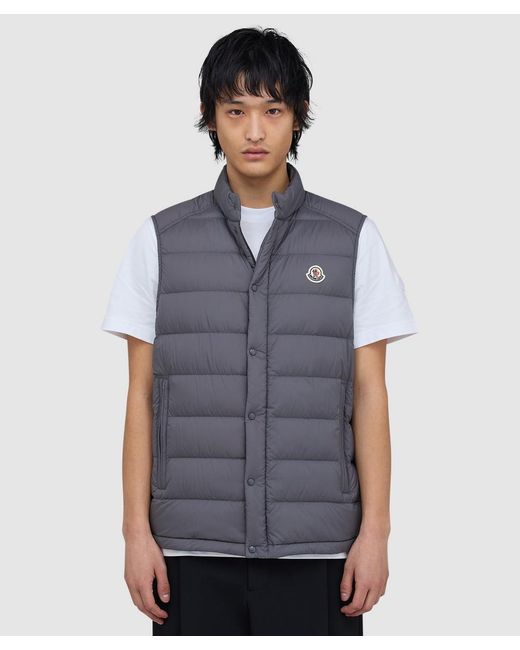 Moncler Blue Barthe Down Vest for men