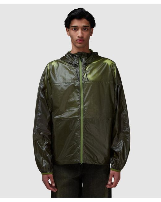 Purple Mountain Observatory Green Heat Reactive Breeze Jacket for men