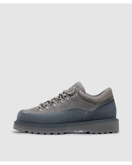 Diemme Gray Cornaro Gomma Boot Structured Leather