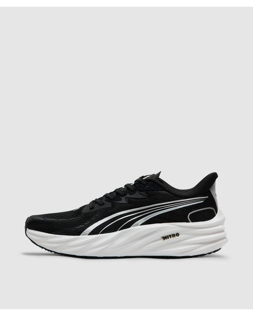 PUMA Black Velocity Nitro 4 Sneaker for men