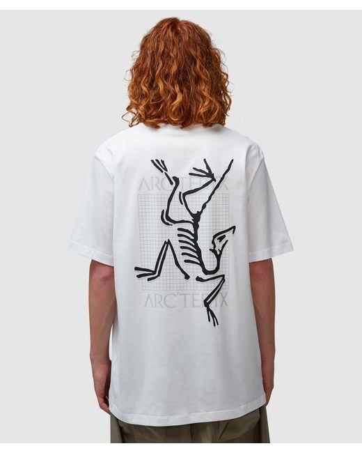 【Arc'teryx】 Arc'Multi Bird Logo LS T-Shirt White Light Arc'teryx Arc'multi Bird Logo Longsleeve White Men's - SS24 - US