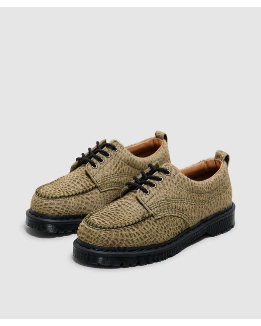 Dr. Martens Green Lowell 4 Eye Shoe for men