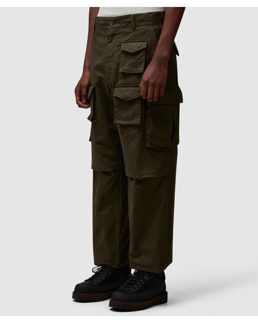 Engineered Garments Black Fatigue Pant ( Cotton Brushed Hb for men