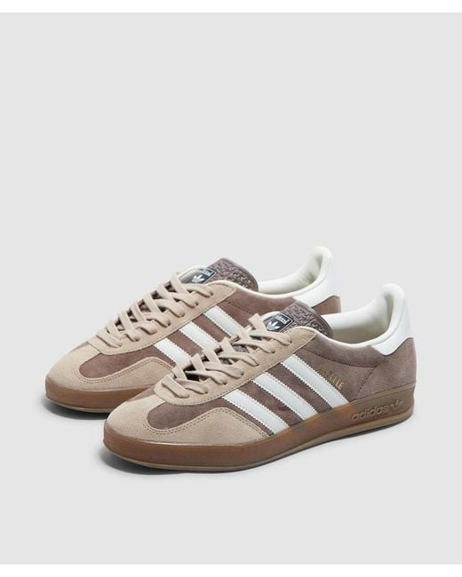 Adidas White Gazelle Indoor Sneaker (Earth Strata/Ftwr/Magic