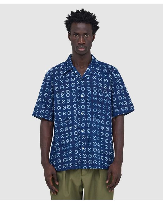 Universal Works Blue Camper Shirt for men