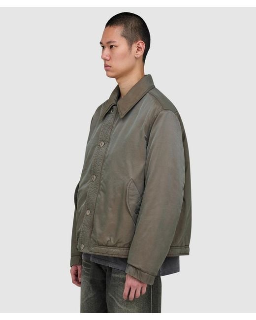 Our Legacy Brown Auto Jacket (Taupe Smoke Twinshade Twill for men