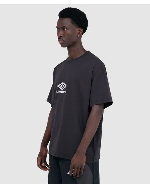 Umbro Blue X Slam Jam Og Logo T-Shirt (Washed for men