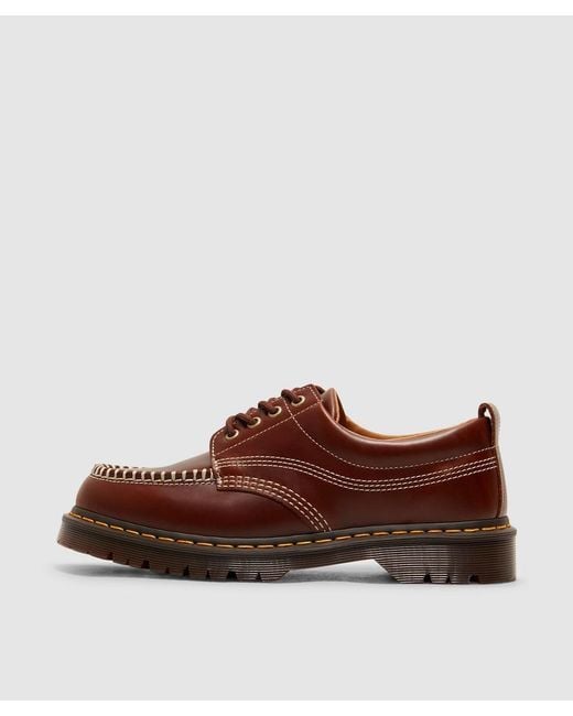 Dr. Martens Brown Lowell 4 Eye Shoe (Butterscotch for men