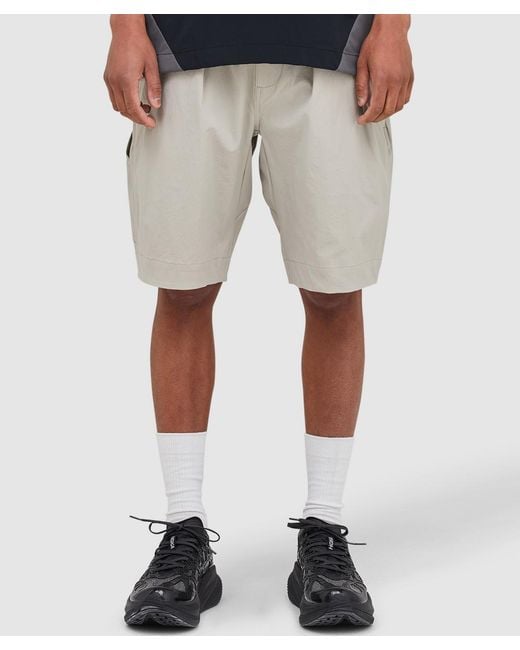 Manors Gray Recycled Greenskeeper Short (Dune for men