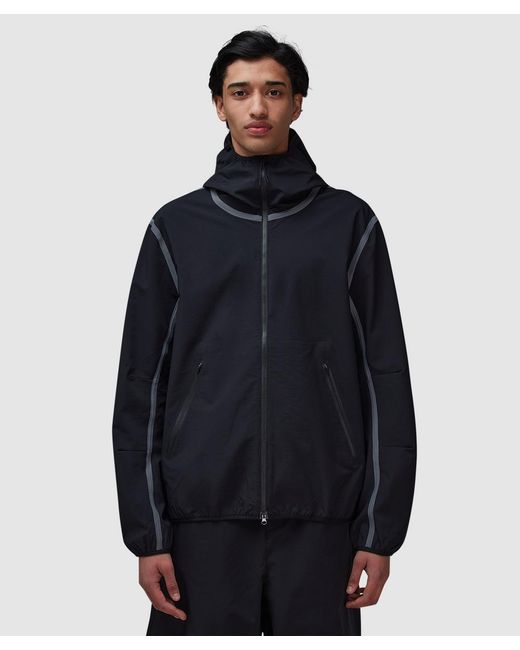 Purple Mountain Observatory Blue Soft Shell Balaclava Jacket for men