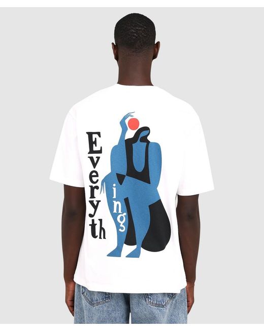 Parra White Everything T-Shirt for men