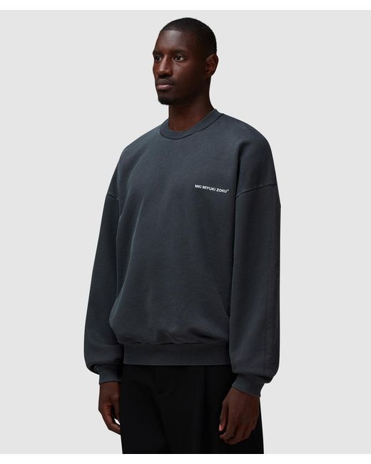 MKI Miyuki-Zoku Blue Uniform Sweatshirt (Pigment for men