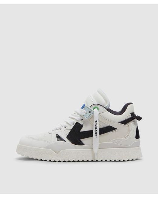 Off-White c/o Virgil Abloh Natural Mid Top Sponge Sneaker for men