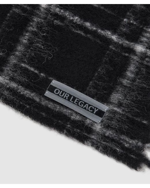 Our Legacy Black Estate Scarf
