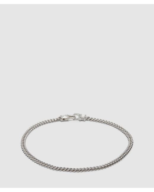 Tom Wood White Curb Bracelet