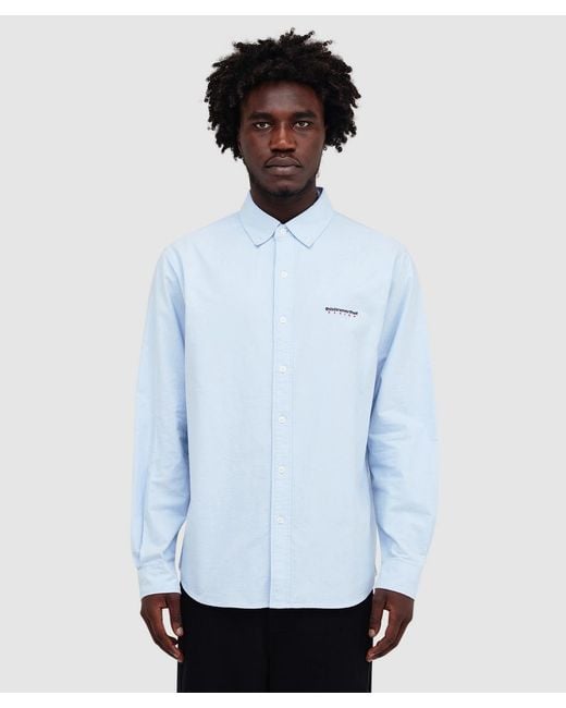 Thisisneverthat White Dsn Oxford Shirt for men