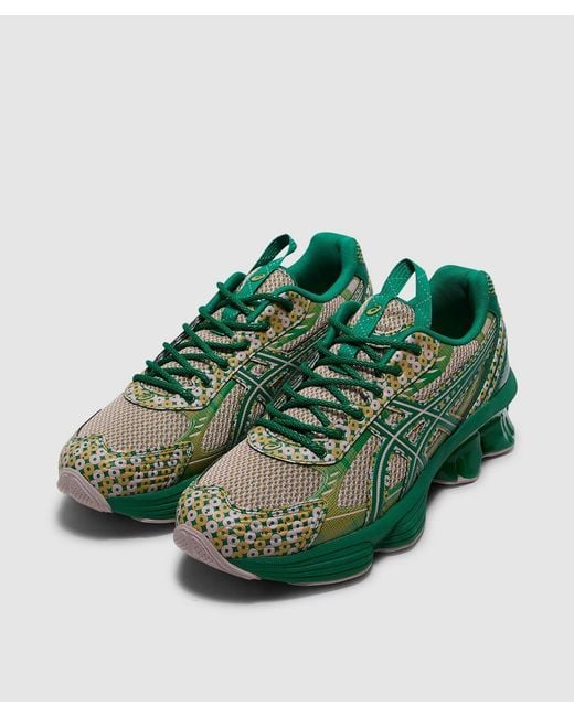 Asics Green X Kiko Kostadinov Us7-S Gel-Kinetic Fluent Sneaker (Watershed Rose/Kale for men