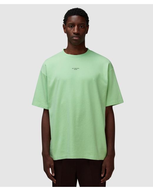 Drole de Monsieur Green Classic Slogan T-Shirt (Light