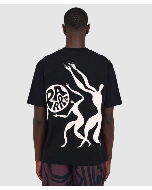 Parra Black Play Ball T-Shirt for men