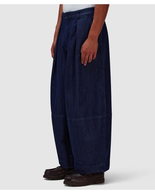YMC Blue Deadbeat Pant for men