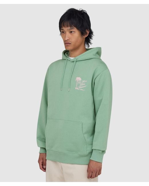 Drole de Monsieur Green Palm Slogan Hoodie (Water for men