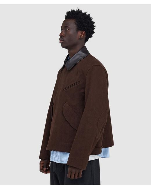 SAGE NATION Brown Painter Jacket (Mocha for men