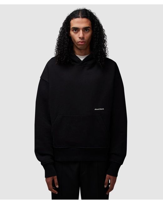 About Blank Black Box Hoodie for men