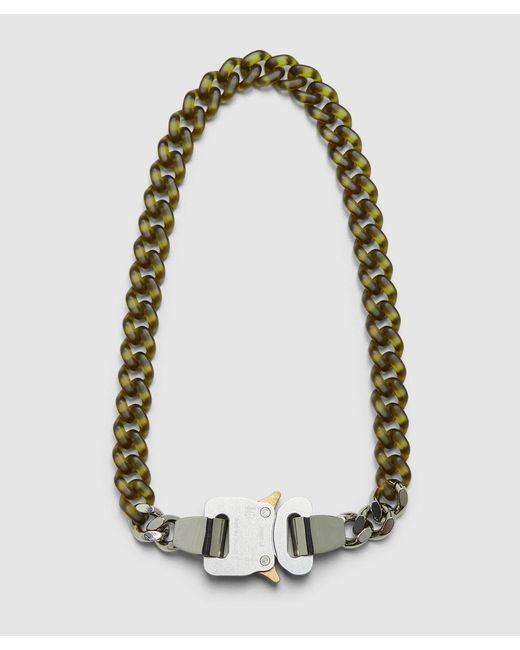 1017 ALYX 9SM Nylon And Metal Chain Necklace in Green for Men | Lyst