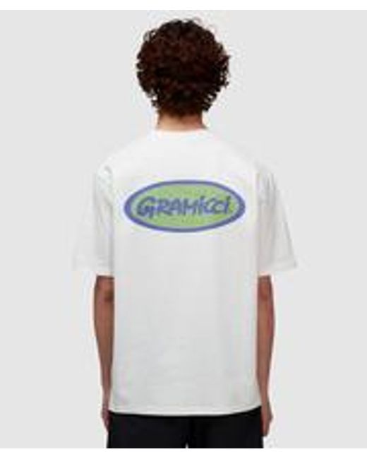 Gramicci White Oval T-shirt for men