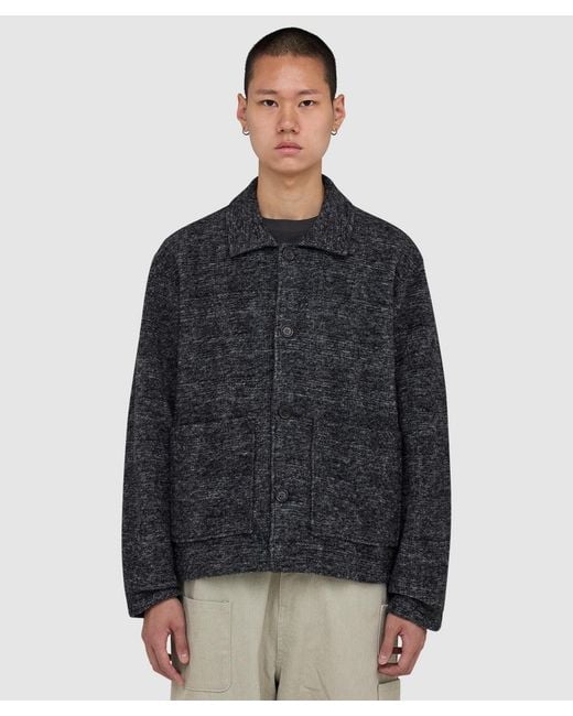 Universal Works Black Rams Jacket Marl for men