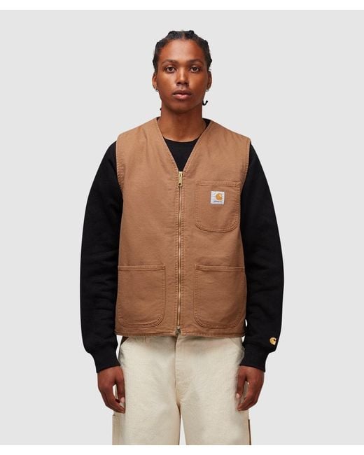 Carhartt Organic Cotton Canvas Utility Vest for Men Lyst UK