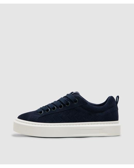 Cleens Blue Ace Suede Sneaker (Monaco for men