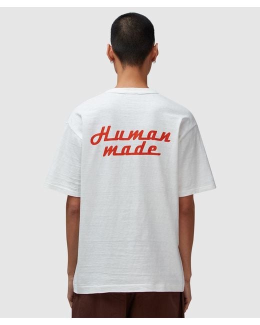 Human Made White Small Duck Graphic T-Shirt