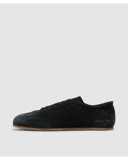 Common Projects Black Winter Suede Driving Shoe (Off