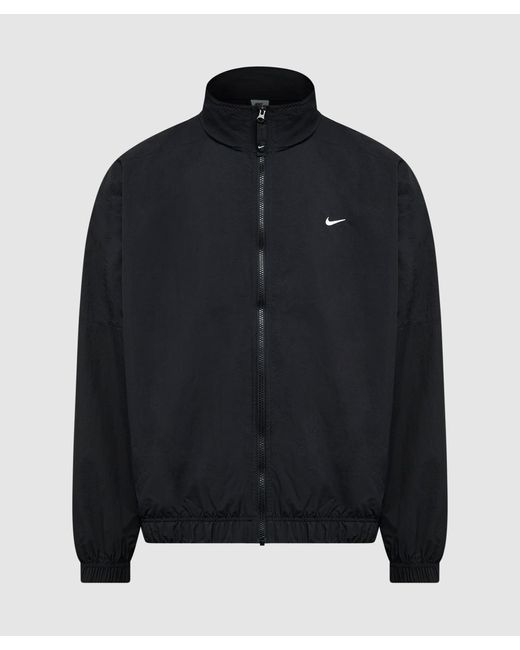 Nike Solo Swoosh Woven Track Jacket in Black for Men | Lyst Canada