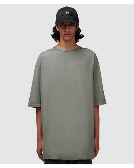 Y-3 Gray Boxy T-shirt for men