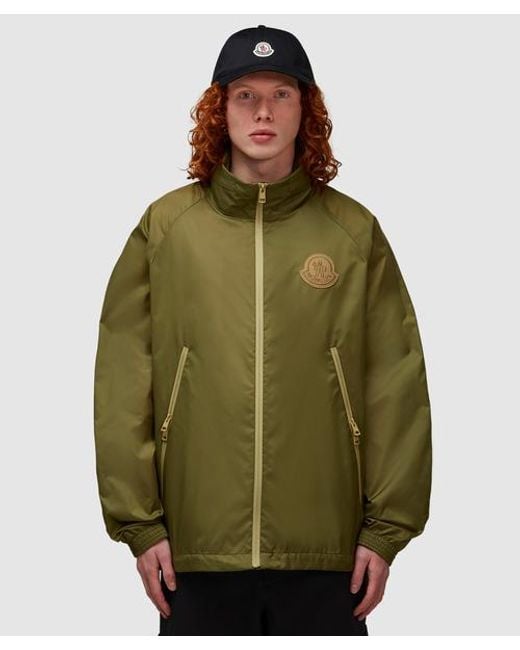 Moncler Green Egre Windrunner Jacket for men