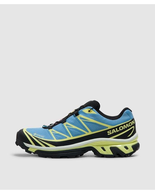 Salomon Lab Green Xt-6 Gore-Tex Sneaker (Niagara/Sunny Lime for men