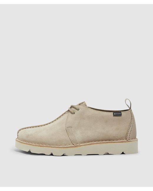 Clarks Suede Desert Trek Goretex Shoe in Sand Suede (Natural) for Men