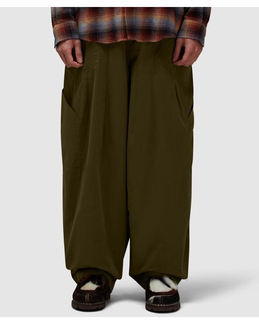 FRIZMWORKS Green Fold Fatigue Wide Pant for men