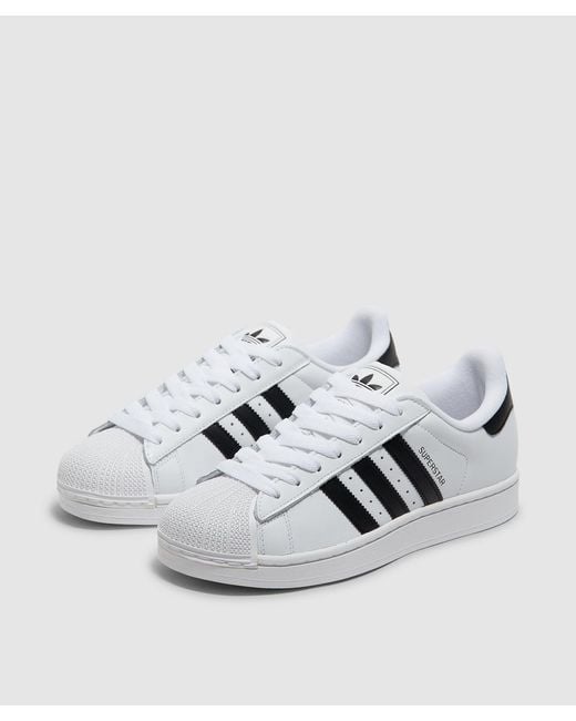 Adidas Originals White Superstar Ii Leather Sneakers for men