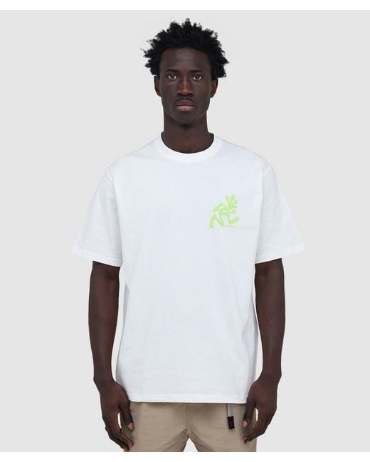 Gramicci White Running T-Shirt for men