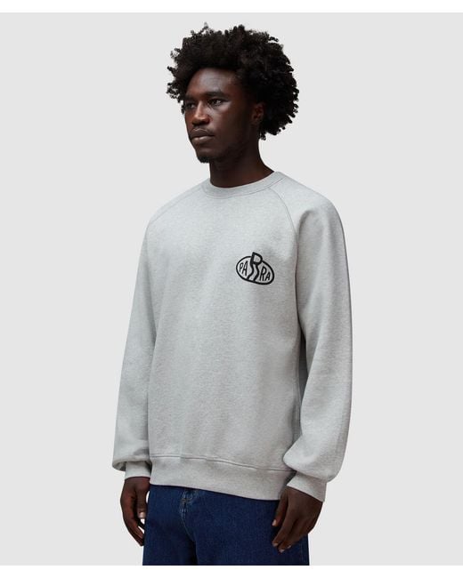Parra Gray Legs Logo Sweatshirt (Heather for men