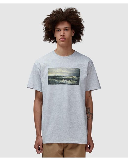 Noah NYC Gray Surf T-Shirt (Ash