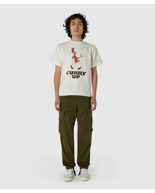 Human Made White Curry Up Tee for men