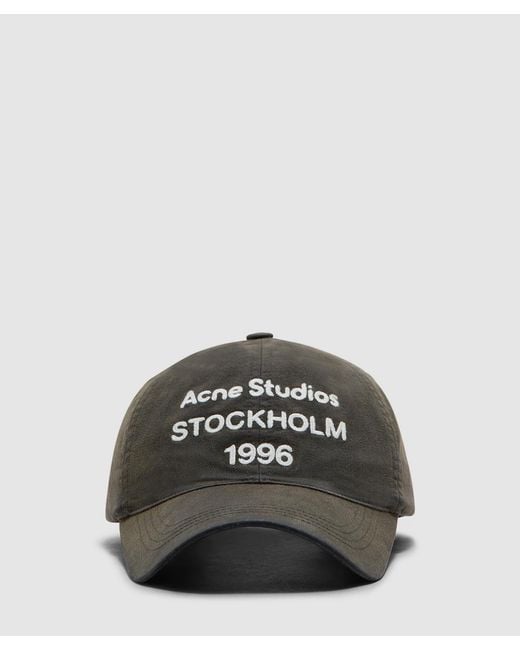 Acne Black Carliy 1996 Cap (Faded