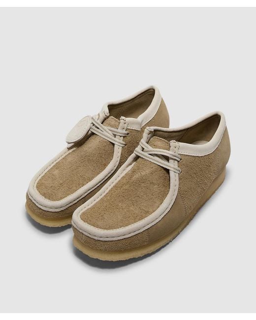 Clarks Brown Wallabee Shoe (Maple Stripe for men