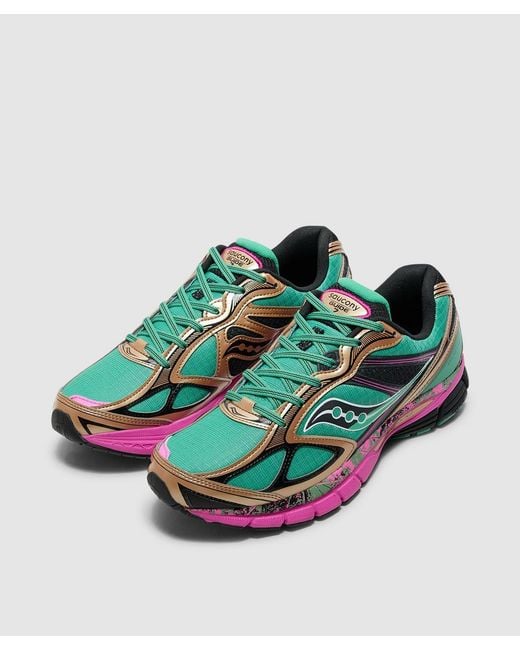 Saucony Green Progrid Guide 7 Sneaker /Bronze for men