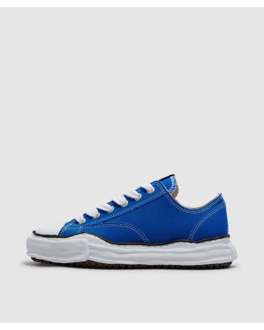 Maison Mihara Yasuhiro Blue Peterson Og Sole Low Canvas Sneaker