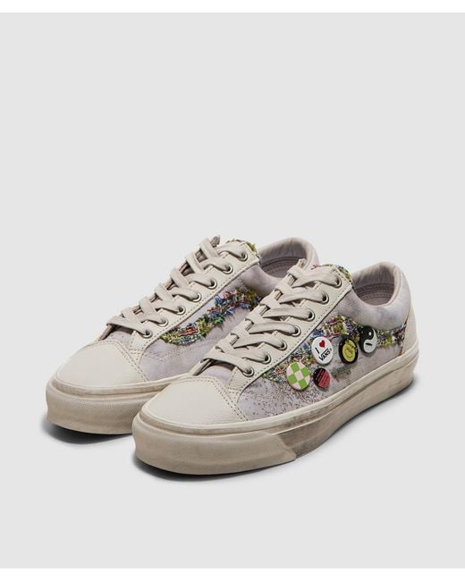 Vans White Old Skool Souvenir Sneaker (Oatmeal for men